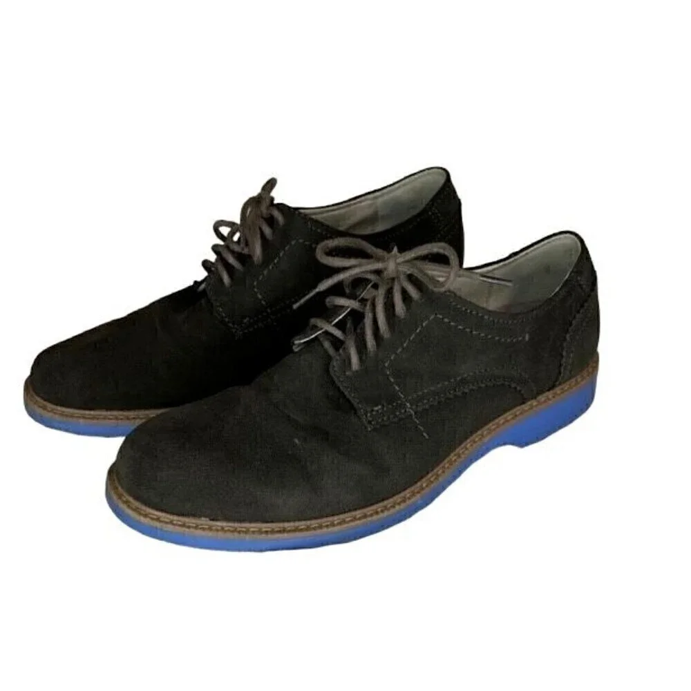 GH Bass & Co Men’s Lace Up Gray Suede Oxford Size 9 1/2 D